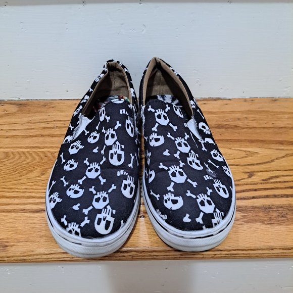 Womens slip on Skull sneaker size 39 (8) - Picture 4 of 5